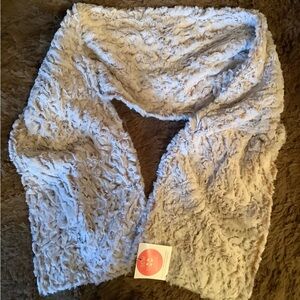 Sew Sweet Minky Scarf, Caramel Frosted Zebra, Cozy Faux Fur Scarf